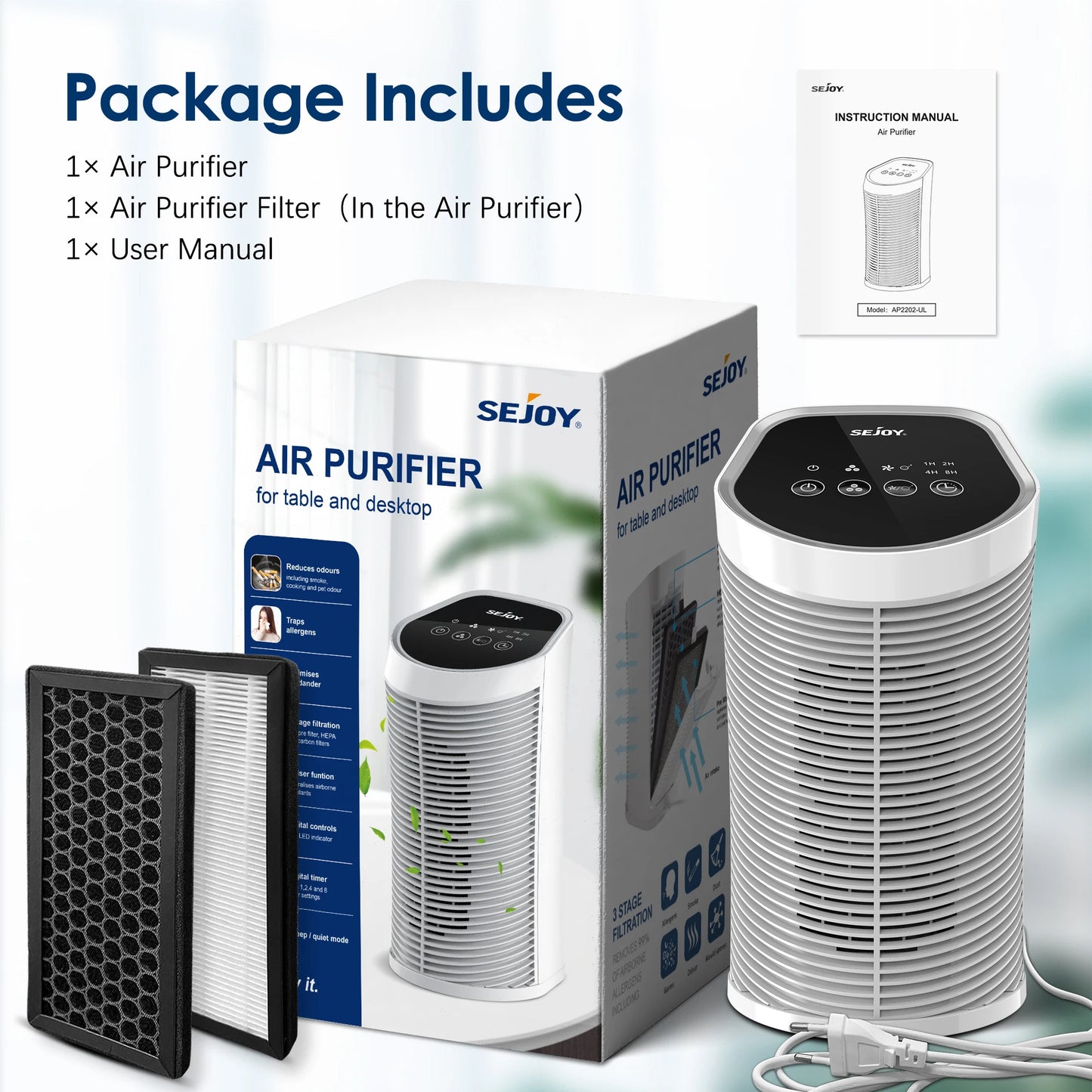 Air Purifier HEPA Filter For IndoorS