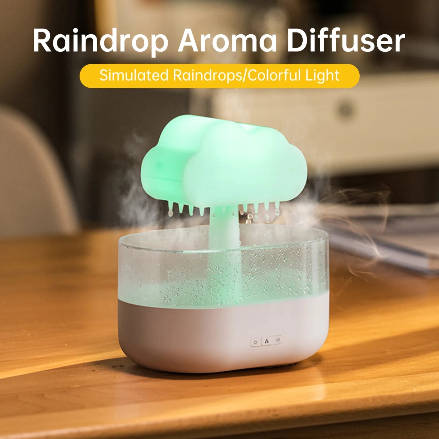 Rain Cloud Humidifier Essential Oils Diffuser