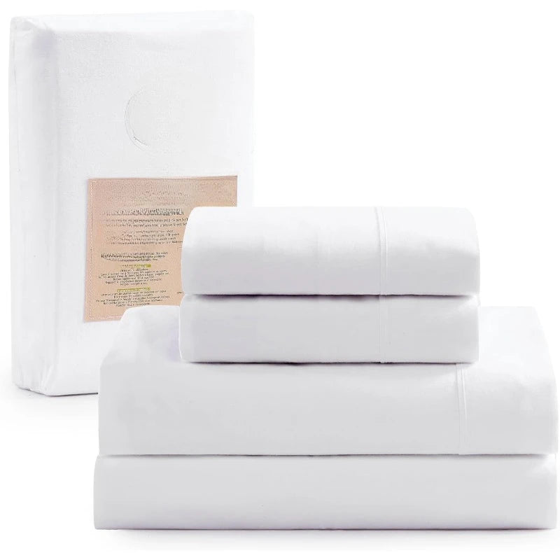 Organic Cotton Queen Sheet Set, 4Pc