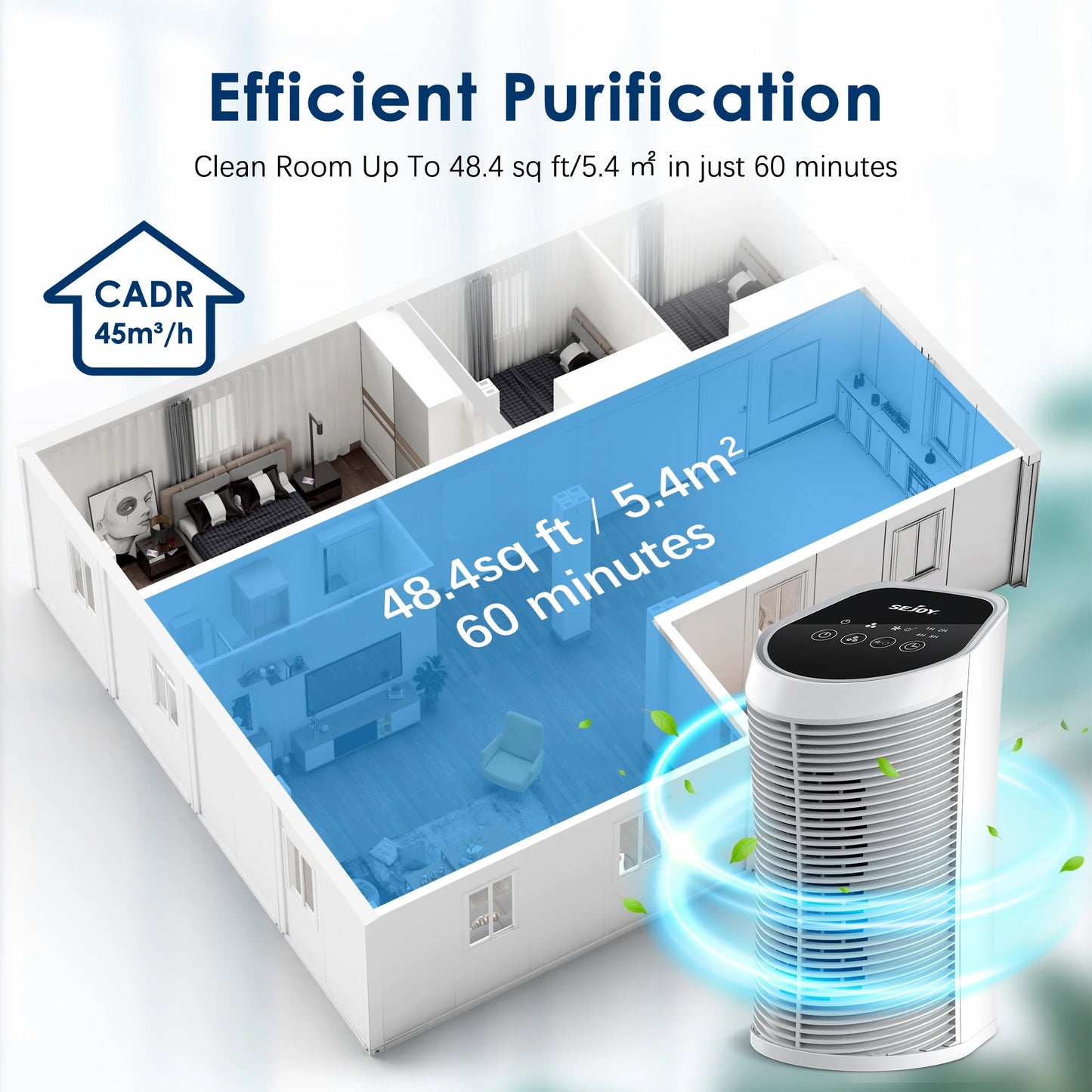 Air Purifier HEPA Filter For IndoorS