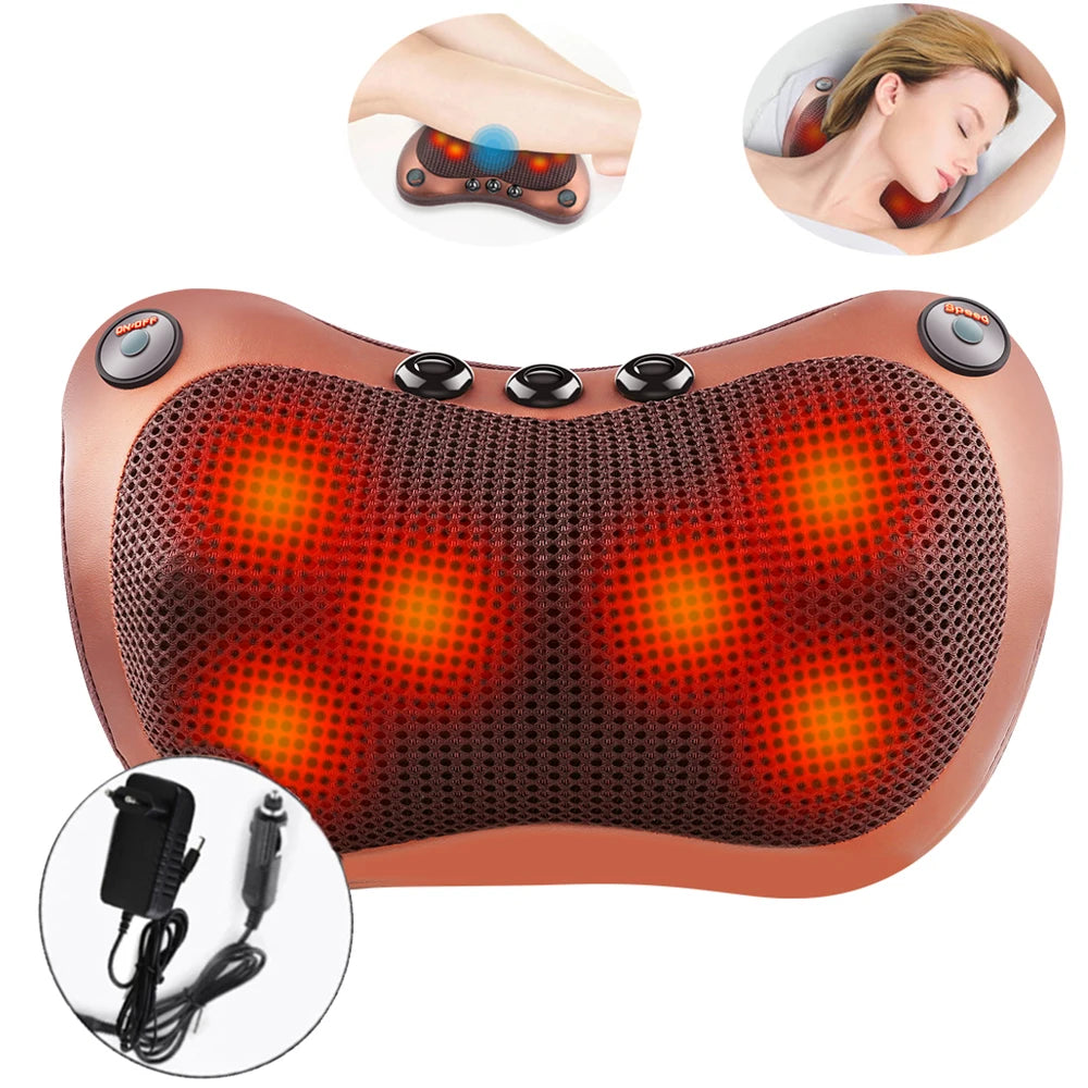 Massage Pillow for Head Shoulder Back Shiatsu Neck Massage