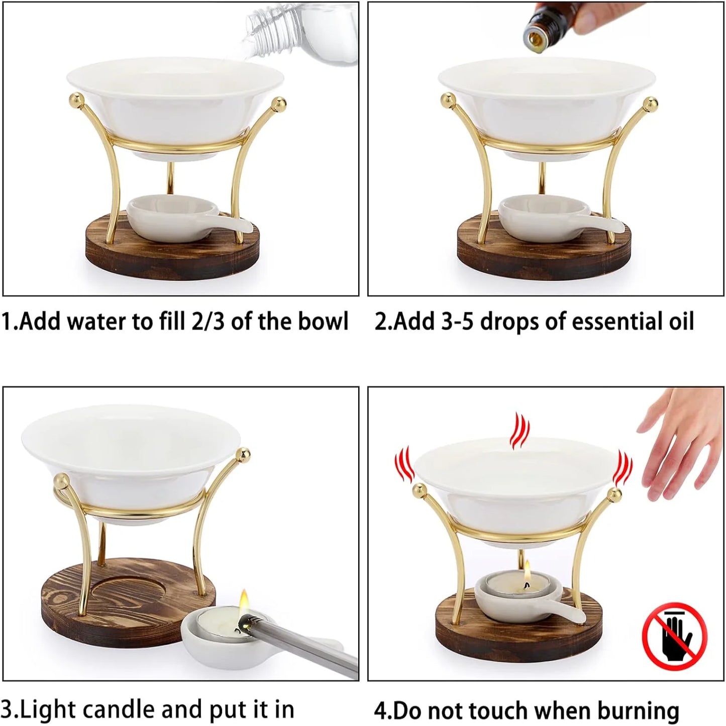 Ceramic Tealight Wax Melt Warmer