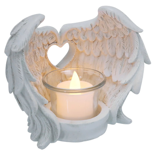 Candles Angel Wings Taper Flameless Decor