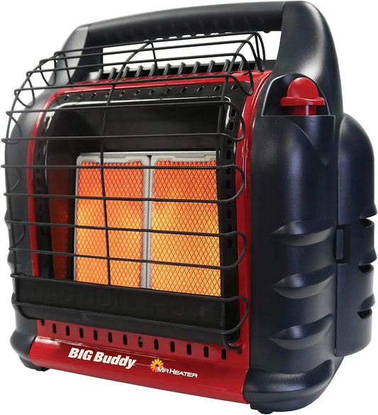 3 Setting Portable LP Gas Heater Unit with Dual Tank Connection for Indoor and Outdoor