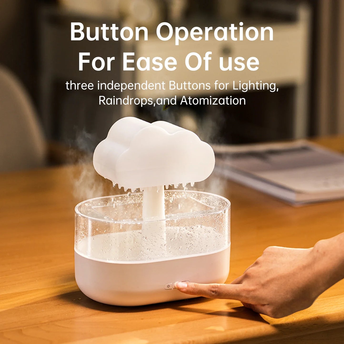 Rain Cloud Humidifier Essential Oils Diffuser