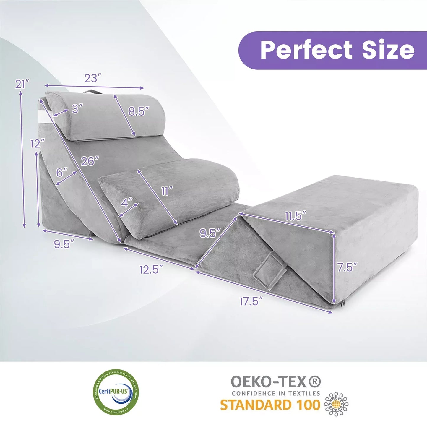 Bed Wedge Pillow